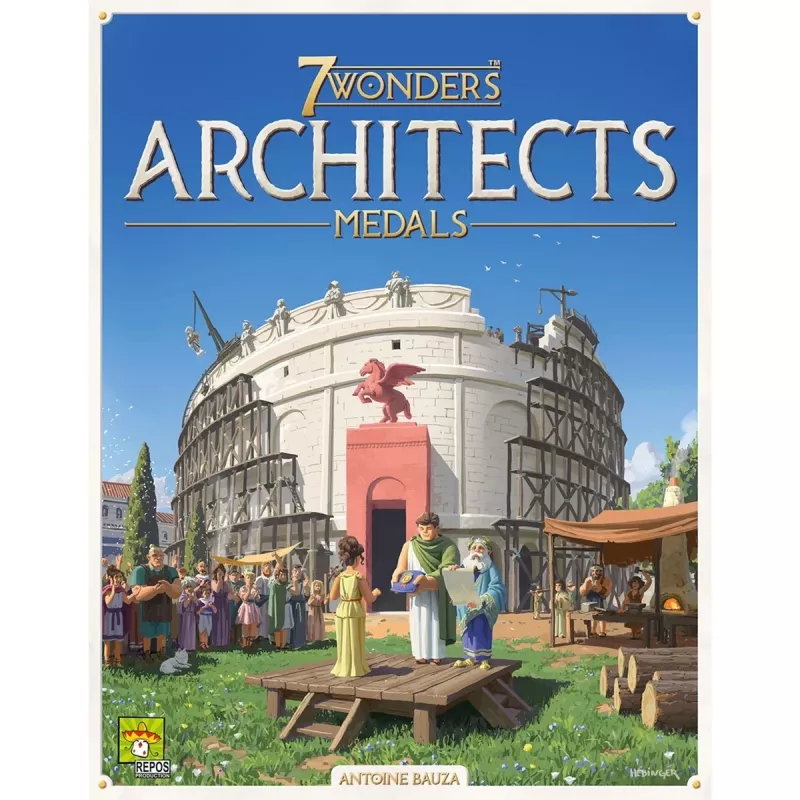 7 Wonders Architects - Medals, expansão de jogo de tabuleiro