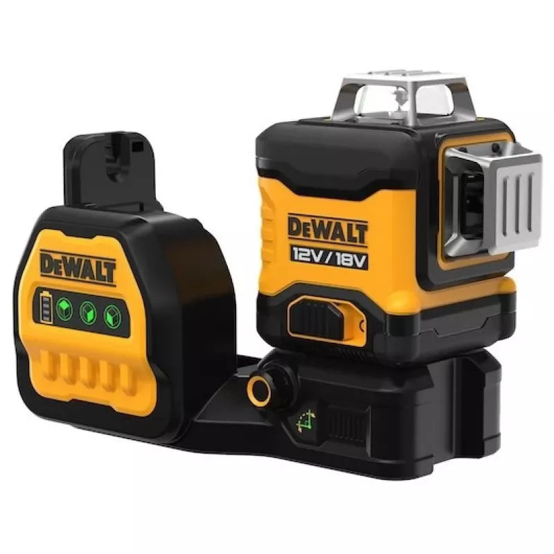 Nível laser DeWalt DCE089D1G18-QW raio verde autonivelante 360° com compatibilidade com recetor