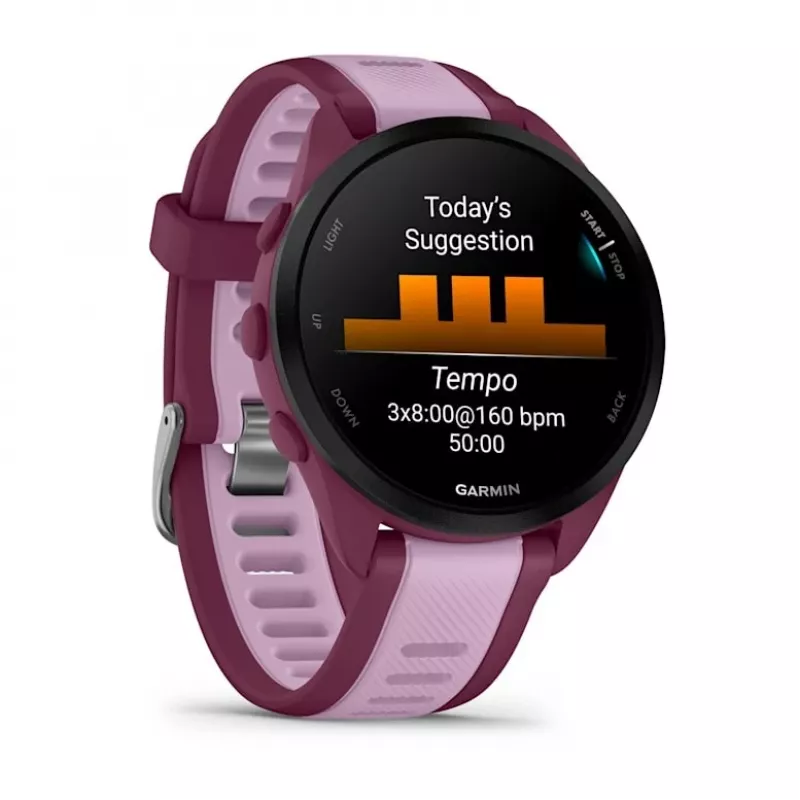Smartwatch GARMIN Forerunner 165 Music, 43 mm caixa de polímero, 1,2