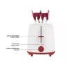 Torradeira Beper P101TOS100 2 fatias design compacto, caixa em aço inoxidável, torra ajustável