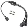 Cabo divisor de 3 vias EK Loop D-RGB
