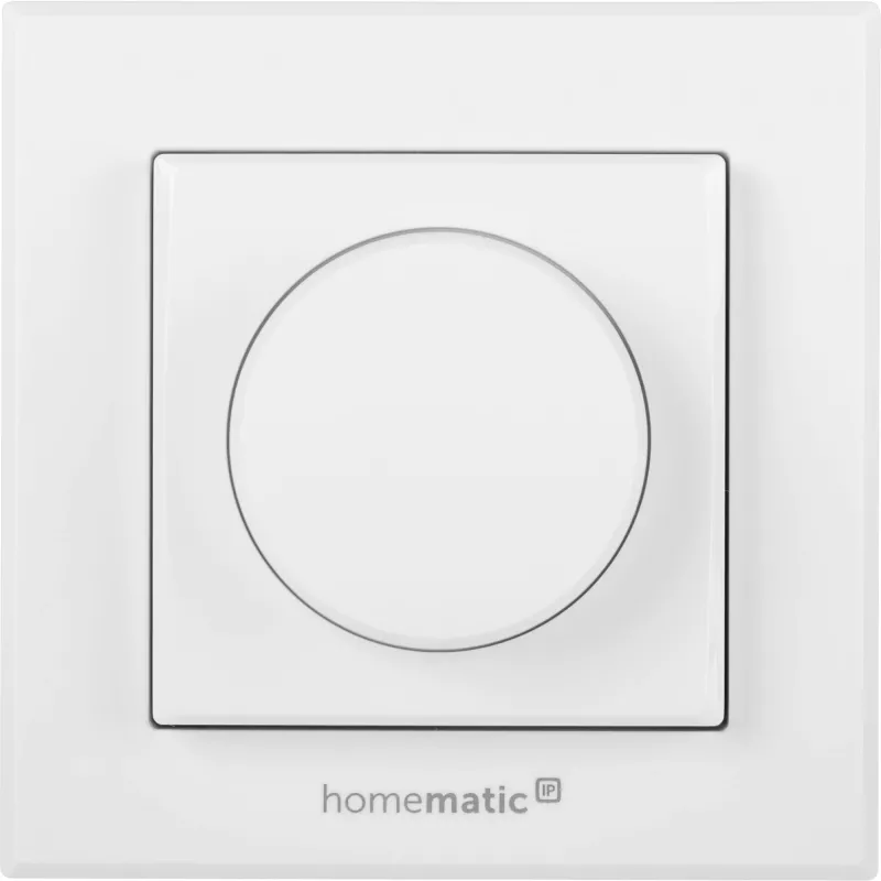 Interruptor de luz Homematic IP HMIP-WRCR rotativo branco 55x55x27 mm