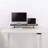 Prateleira de secretária para monitor Ergooffice.eu ER-409, fixação com parafusos, compatível com 13–32 polegadas, carga máx. 20 kg
