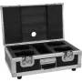 Flightcase Roadinger para 4x AKKU Dot 1 RGB/WW QuickDMX — mala de transporte protetora