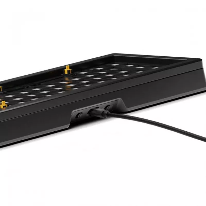 Teclado mecânico GLORIOUS GMMK 3 PRO Barebones 65% com fios USB RGB preto