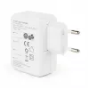 Carregador USB universal branco/4 portas EG-U4AC-02 GEMBIRD