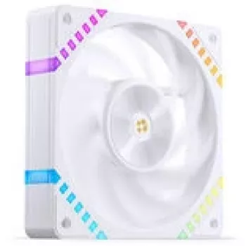 Ventoinha de caixa ARGB PWM de 120 mm Jonsbo HF2-120 Branco – 120 mm, PWM, ARGB