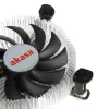 Cooler de CPU de perfil baixo Akasa AK-CC7122BP01, LGA775/LGA1156/LGA1155, alumínio, 75 mm