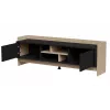 Móvel RTV Cama PORTO 2D 150x38x50 carvalho/preto