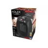 Adler AD 7702 Aquecedor elétrico ventilador para interior aço inoxidável 1500 W