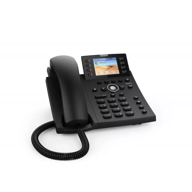 Telefone IP Snom D335 preto TFT