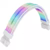 Thermaltake Tt Mod ARGB Snow Cable, 8 pinos, 300 mm, branco