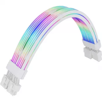 Thermaltake Tt Mod ARGB Snow Cable, 8 pinos, 300 mm, branco