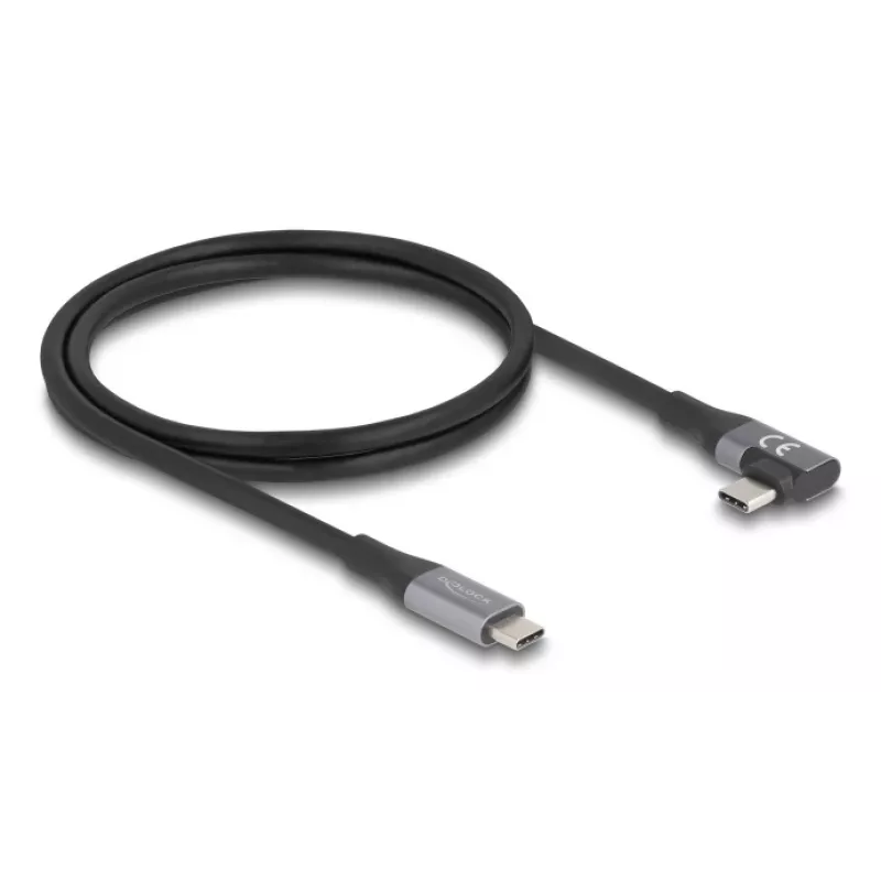 Cabo USB DeLOCK 81131 1 m USB-C preto 40 Gbit/s
