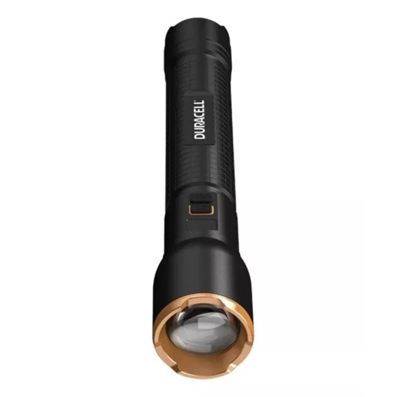 Lanterna Duracell DF6000R caixa de oferta — lanterna de mão recarregável, preta