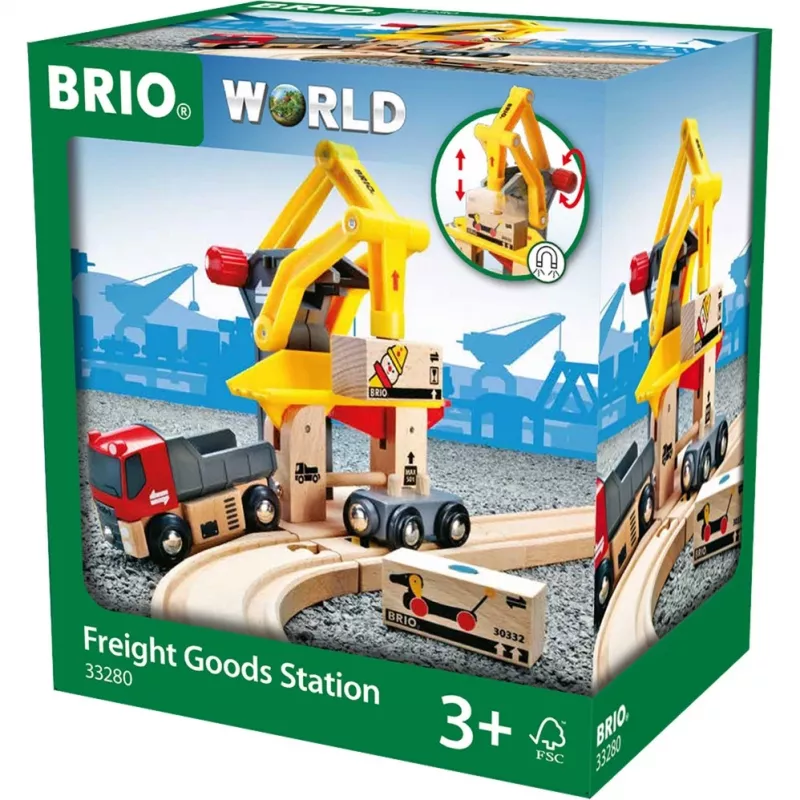 BRIO World estação de carga de mercadorias, edifício de brincar