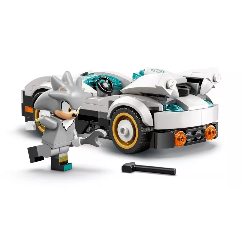 LEGO SONIC THE HEDGEHOG 77118 O Carro do Silver contra o Monster Truck do Knuckles