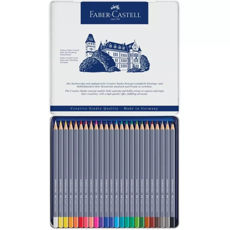 Lápis de cor Faber-Castell Goldfaber Aqua 24 unidades