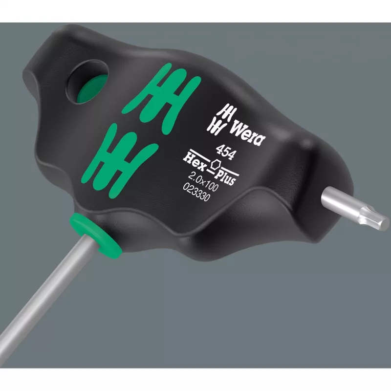 Conjunto de chaves de fendas Wera 454/10 HF Imperial 2 – conjunto de chaves de precisão de 10 peças, polegadas