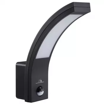 Luminária LED exterior com detetor de movimento MACLEAN MCE244B — luminária LED com detetor de movimento integrado