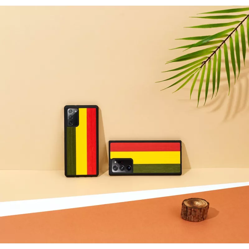 Capa para telemóvel Man and Wood para Samsung Galaxy Note 20 Ultra, Reggae preta