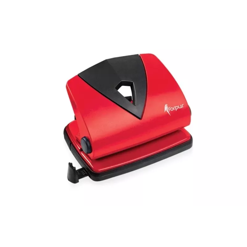 Perfurador Forpus FO61553 30 folhas Preto Vermelho