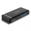 Comutador KVM DeLOCK DisplayPort 1.4 8K 60Hz USB áudio