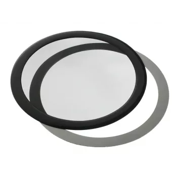 Filtro de poeira DEMCiflex DF0017 para caixa de PC, redondo 151 mm de diâmetro, preto