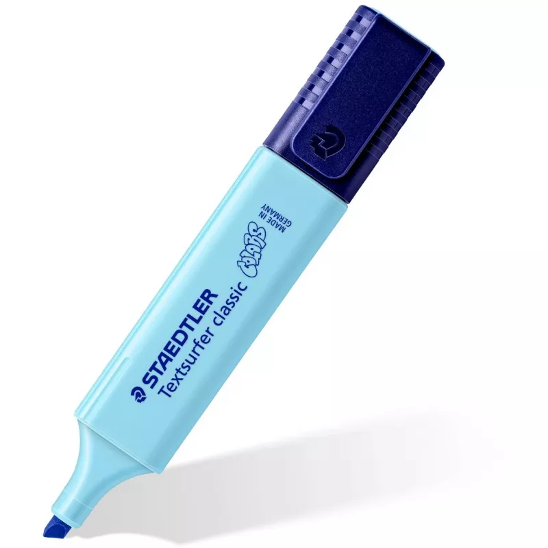 Marcador fluorescente Staedtler classic cool & cute design conjunto de 4 peças