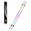 Tira LED CORSAIR LS430 Aurora — multicolor, 430×10×10 mm, pack de 2