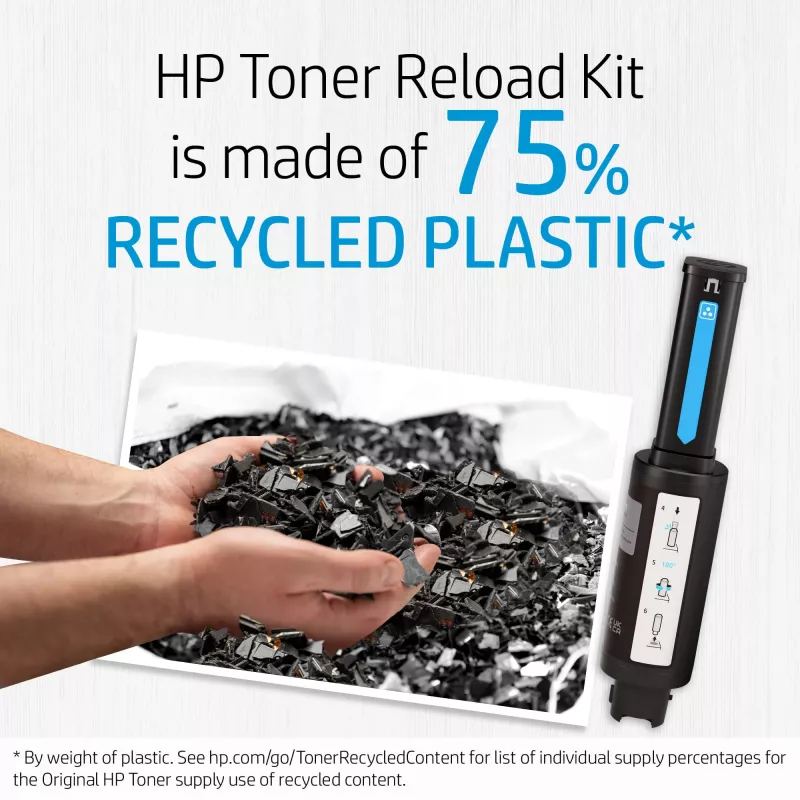 HP Original 103AD Neverstop Kit de recarga de toner preto, conjunto de duas cartuchos de toner