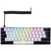 SKILLER SGK50 S4, teclado gaming branco/preto, layout PT, Kailh Red