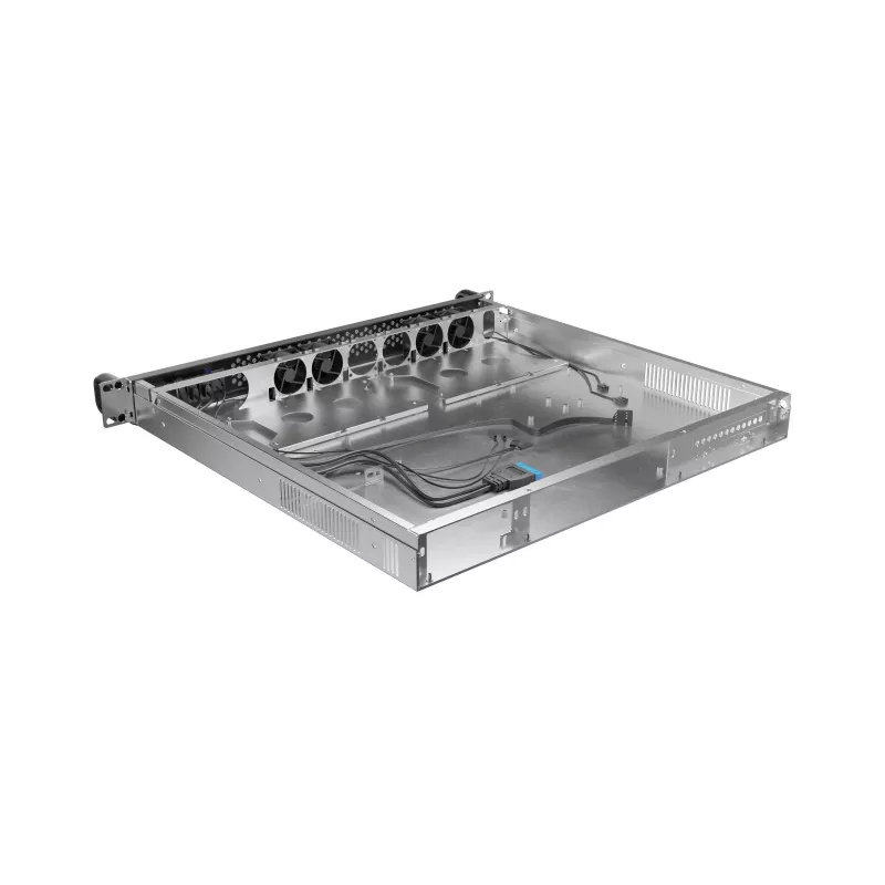 Caixa rack Lanberg SC01-4201-10B 1U preto 4 ventoinhas