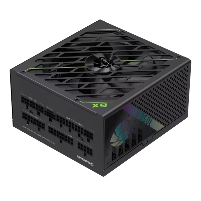Fonte de alimentação Gamemax, 80 PLUS, Gold | GX PRO 1050G | 1050 W | totalmente modular