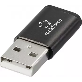 Adaptador USB 2.0 Renkforce [1x ficha A 1.1 - 1x conector fêmea USB-C] RF-6615904 (RF-6615904)