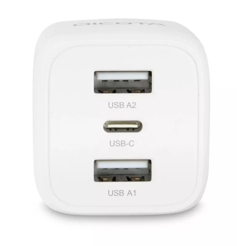 DICOTA D32069 Carregador para dispositivos móveis Portátil, Smartphone Branco AC Carregamento rápido Interior