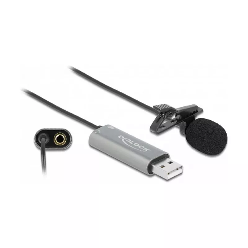 Microfone lavalier DeLOCK 66638