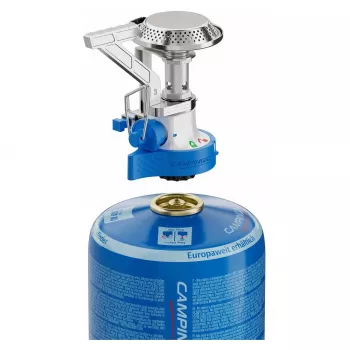 Fogão de campismo a combustível líquido Campingaz 2227139 — um bico, gás natural, 240 g, 60 mm de altura, 10 cm de diâmetro