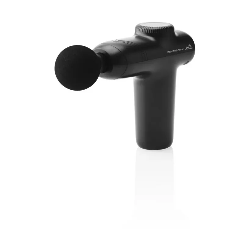 Mini pistola de massagem de percussão ETA ETA166090000 — massajador compacto e prático, 5 níveis de potência, preto