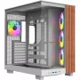Caixa para PC Thermaltake View 380 XL WS ARGB Snow White — Midi-Tower, suporte ATX, com janela