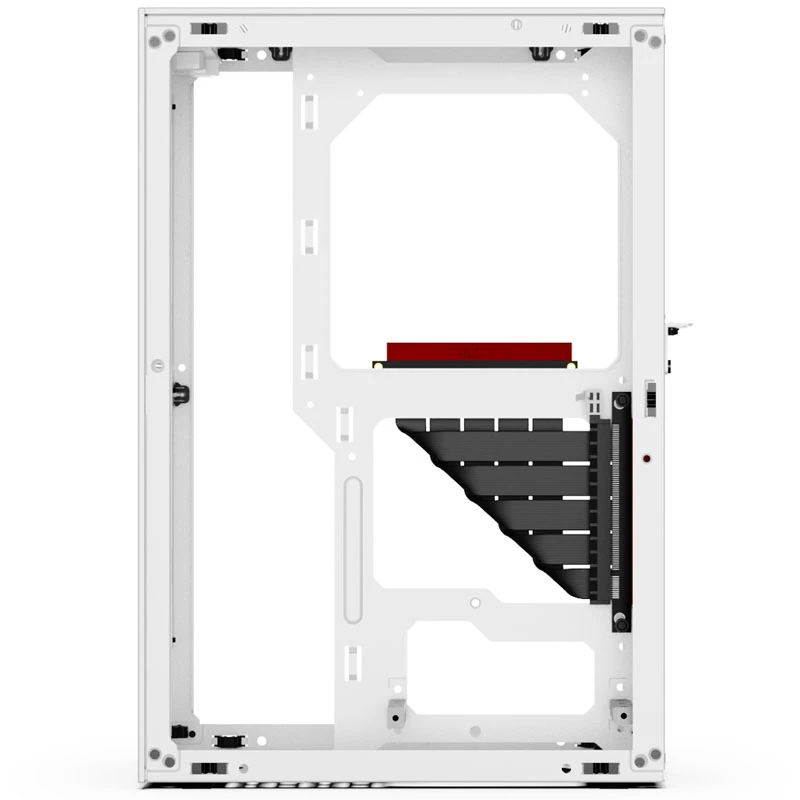 Caixa SSUPD Meshlicious Full Mesh PCIE 4.0 Edition Mini-ITX - branco