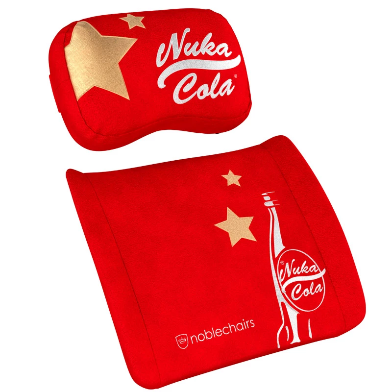 noblechairs conjunto de almofadas de espuma viscoelástica - Fallout Nuka-Cola Edition (embalagem aberta)