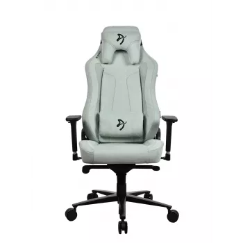 Cadeira gaming Arozzi Vernazza SoftFabric Pearl verde – assento gaming ergonómico, tecido suave