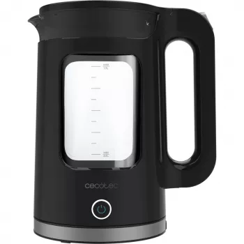 Chaleira Cecotec Thermosense 330 Glassy 1,7 L 2200 W preta