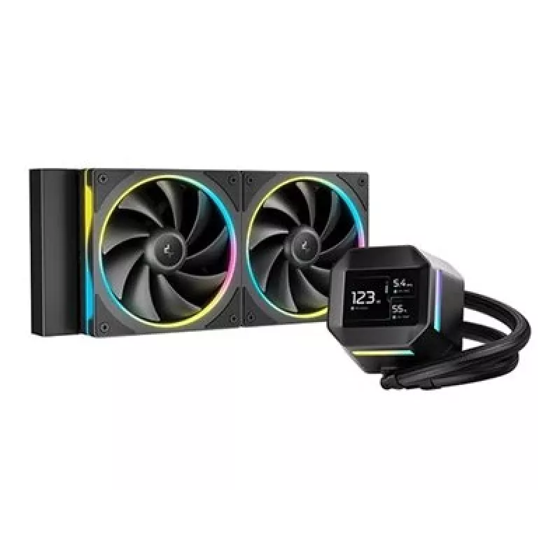 Conjunto de refrigeração líquida DeepCool LM240 12 cm Preto
