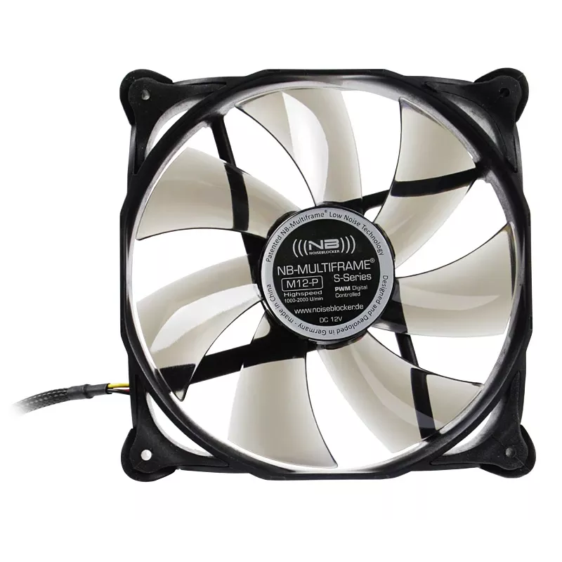Noiseblocker Multiframe S-Series M12-P ITR-M12-P ventoinha de caixa, 120 mm, PWM