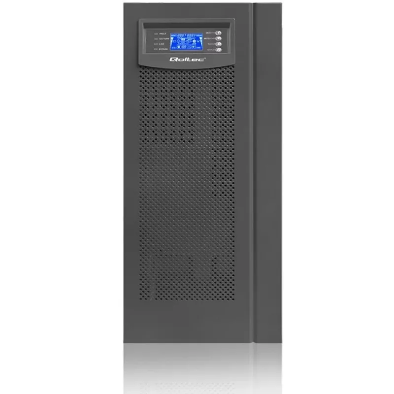 Qoltec 53982 UPS online de onda sinusoidal pura, 6 kVA / 4,8 kW, LCD, USB