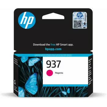 Cartucho de tinta original HP 937 magenta, magenta, 1 unid., 800 páginas