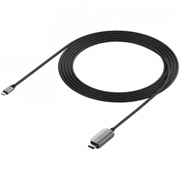 Cabo Satechi USB-C para HDMI 2.1 8K, comprimento: 1,96 m com conector HDMI 2.1 e USB-C