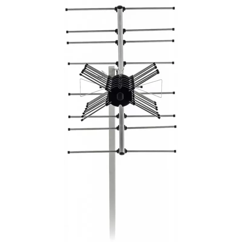 Antena de TV exterior SENCOR SDA 611 DVB‑T2/T 12 dB 75Ω com filtro 4G LTE